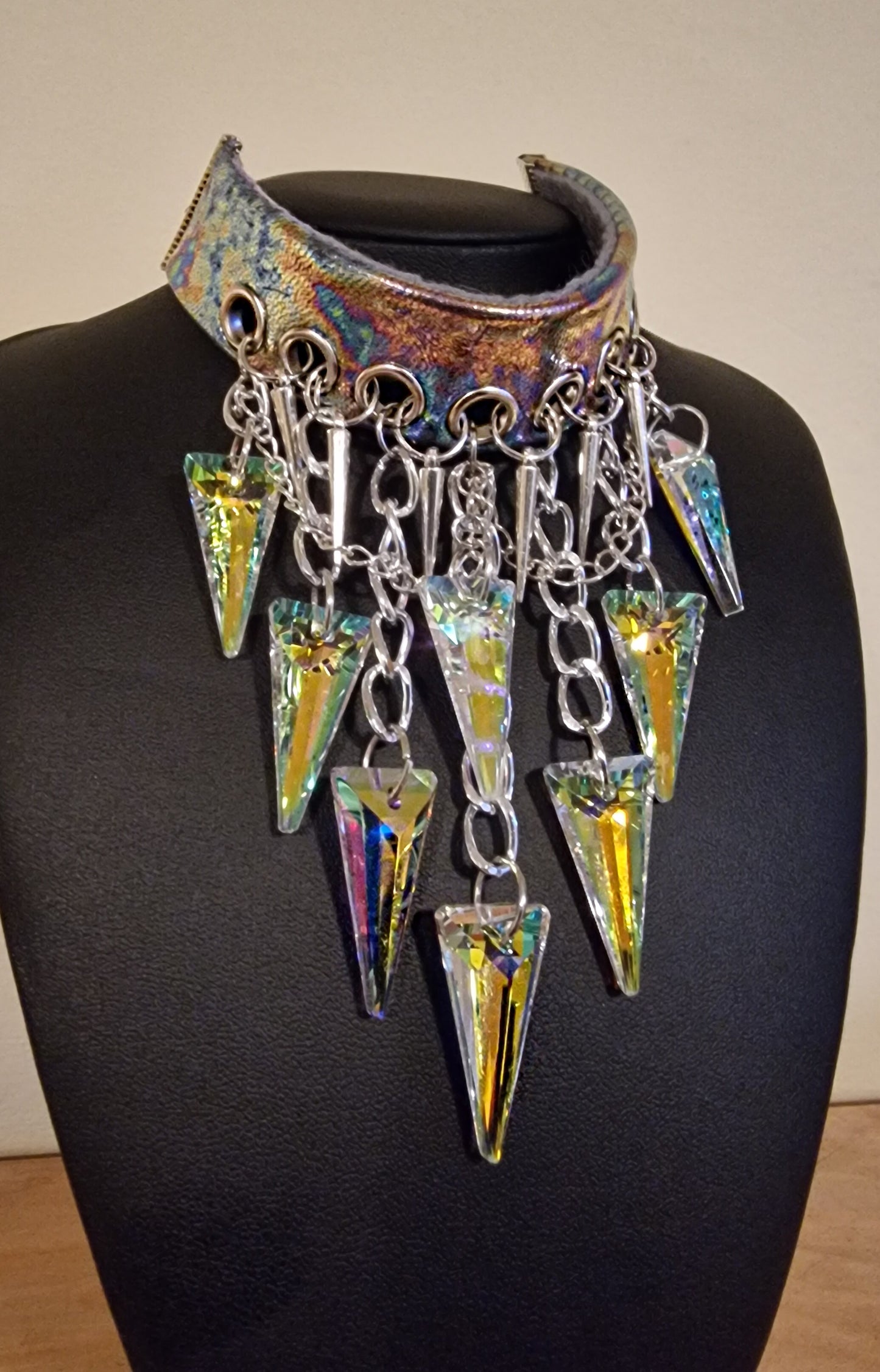 The Wrecking Ball Leather Choker