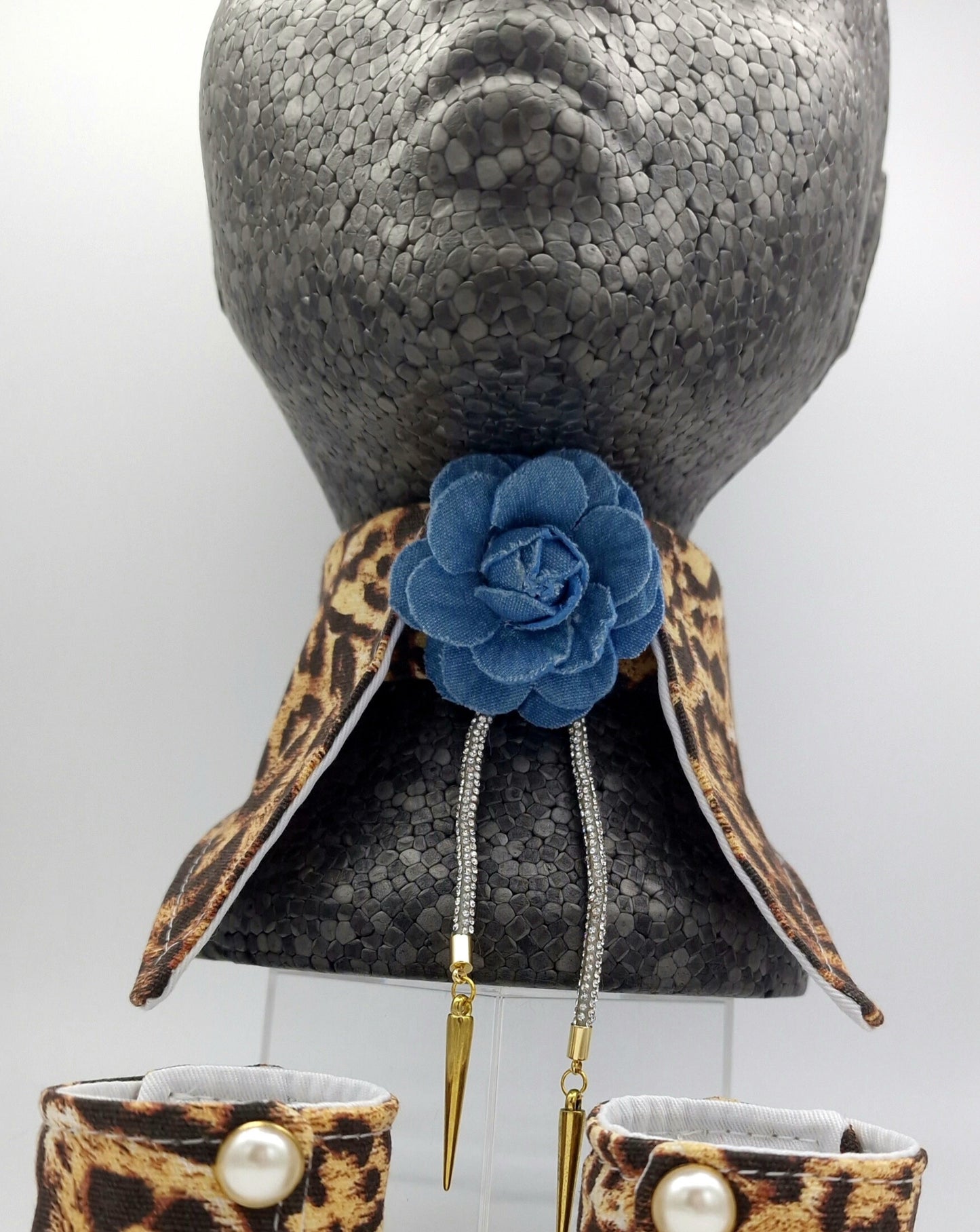 The leopard collar and bolo tie - pieces sold separetly