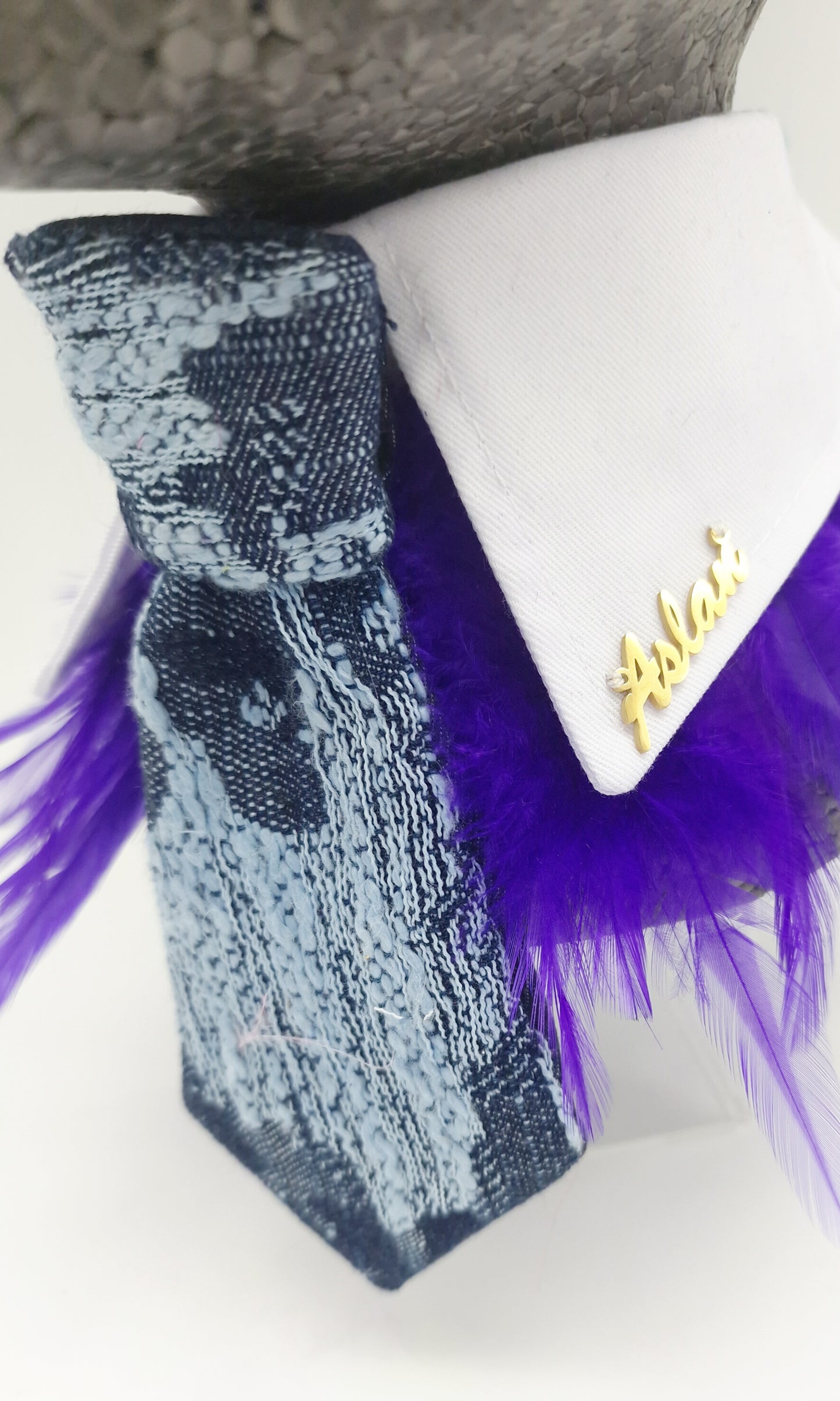 Punk denim Fashionista tie set - The interchangeable tie system