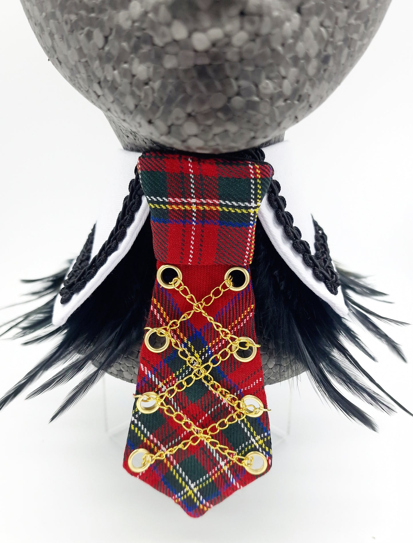 The Festive Tartan tie and Festive collar - The interchangeable tie system