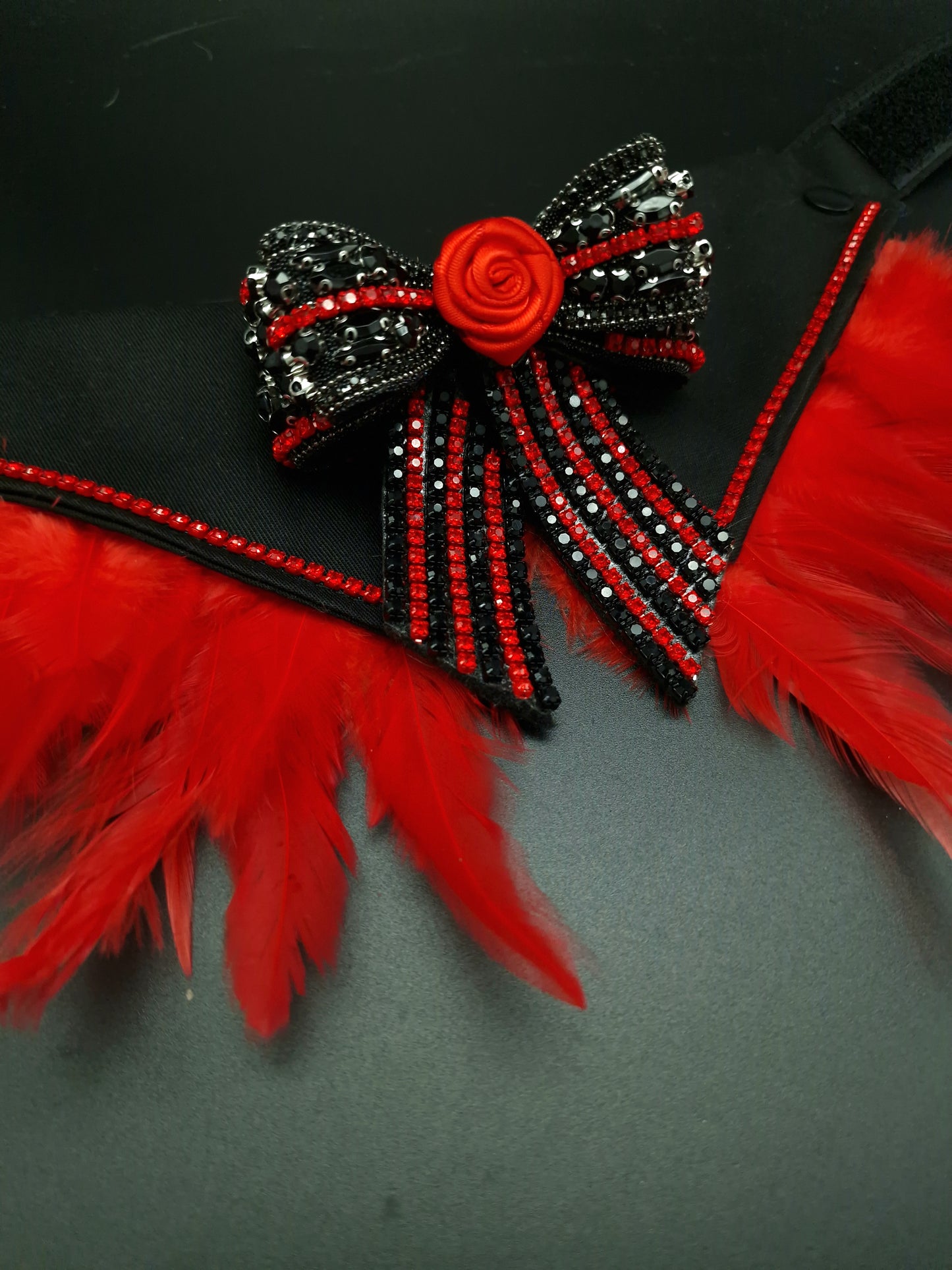 Oh my Goth red Bow Tie - The interchangeable System - Limited Edition
