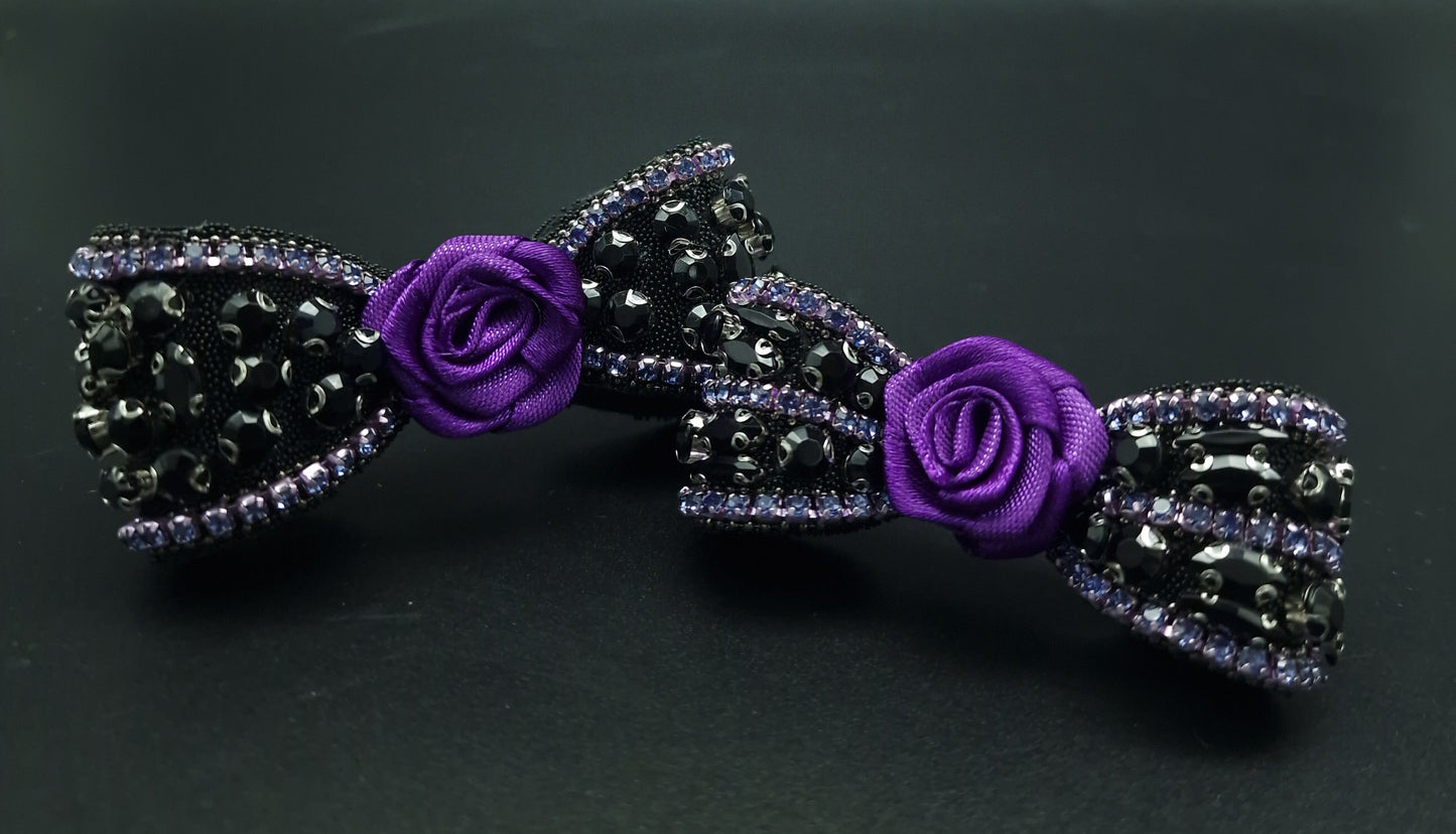 Oh my Goth purple Dickie Bow - The interchangeable System - Limited Edition