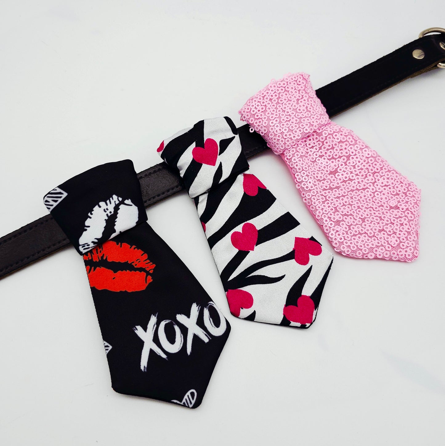 Zebra heart tie ONLY - The interchangeable System
