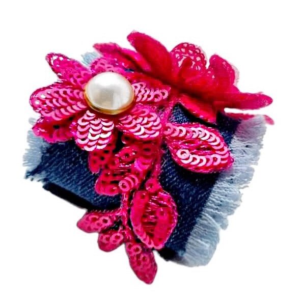 Denim dream cuff - adjustable