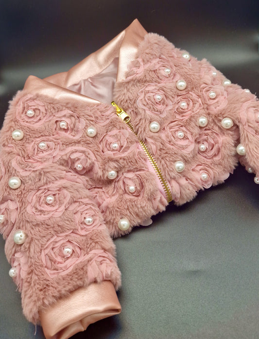 The LOVE Teddy cropped jacket - Limited Edition