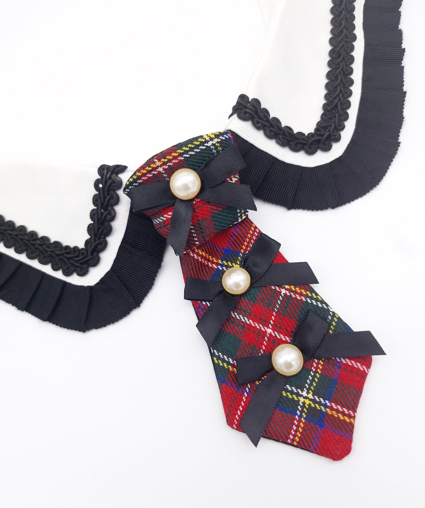 The Scotish Tartan collar and tie  - The interchangeable tie system