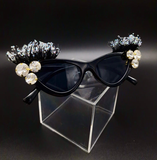 The diamond sunglasses - Black