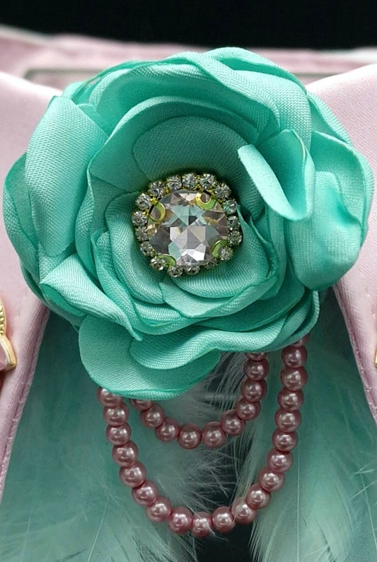 Pastel flower centre piece - snap on