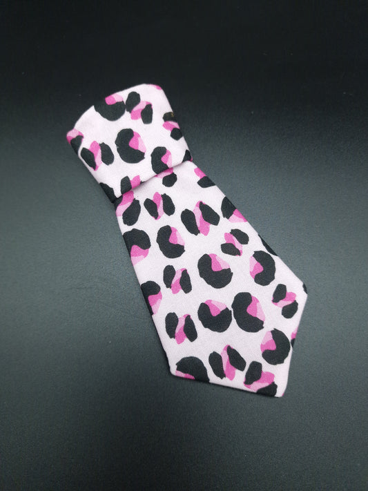 Pink Leopard Tie ONLY - The interchangeable System
