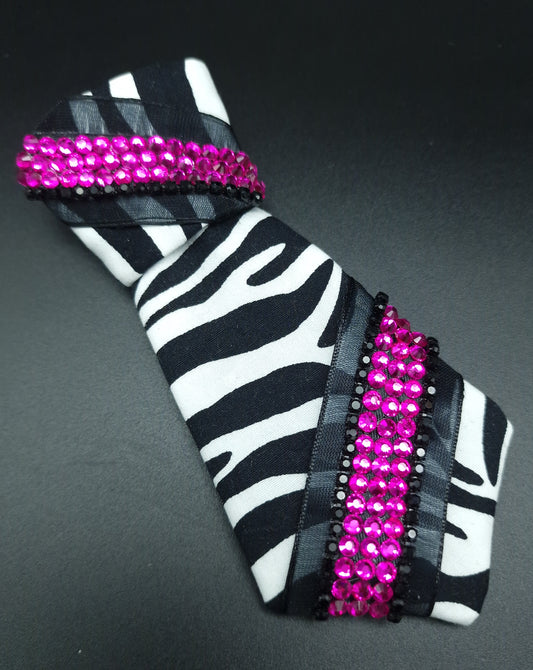 Go faster zebra Tie - The interchangeable System - Limited Edition