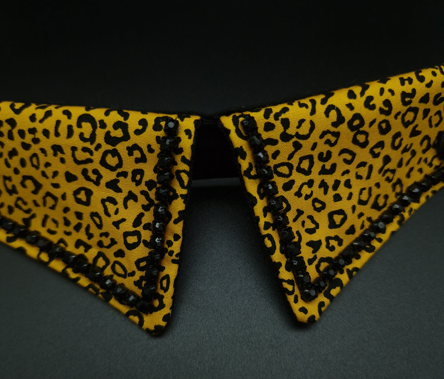 Boujee Mustard leopard collar ONLY - The interchangeable System