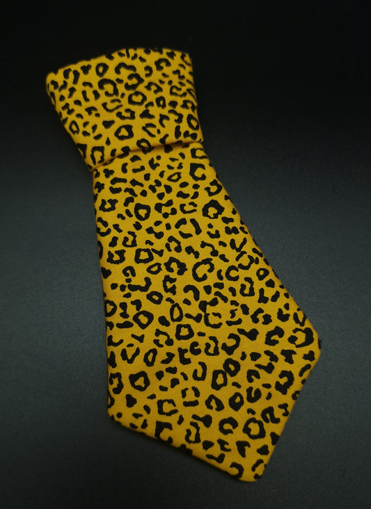 Mustard leopard Tie ONLY - The interchangeable System