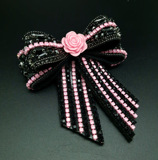 Oh my Goth Pink Bow Tie - The interchangeable System - Limited Edition