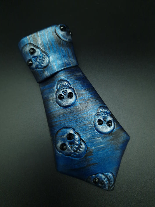 Blue Skull Tie ONLY - The interchangeable System