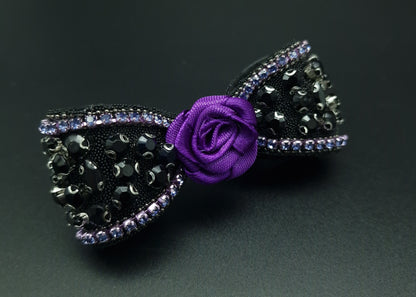 Oh my Goth purple Dickie Bow - The interchangeable System - Limited Edition