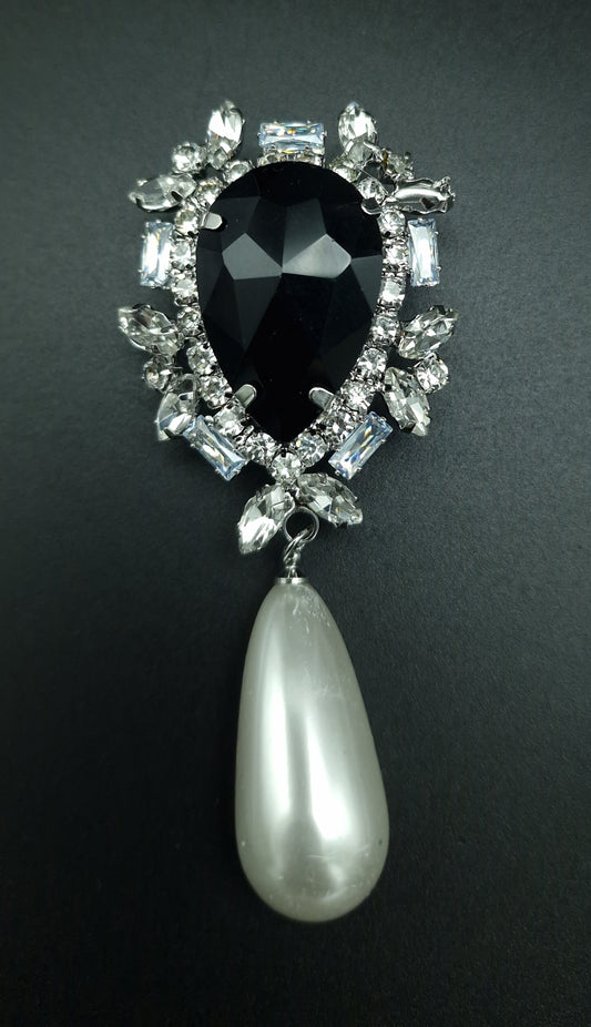 Rhinestone and pearl snap on - The interchangeable System - Limited Edition