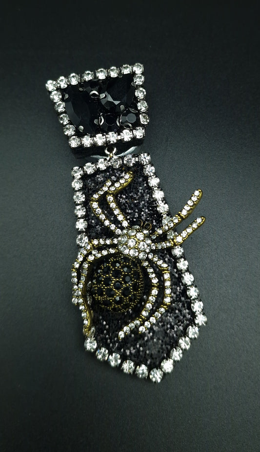 The Coffin Tie with spider broach - The interchangeable System - Limited Edition