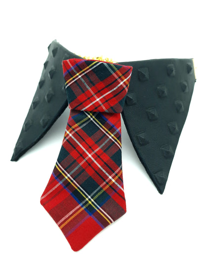 Red tartan Tie - The interchangeable System