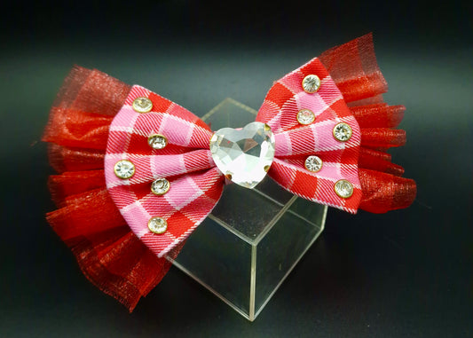Milly Valentine hair bow